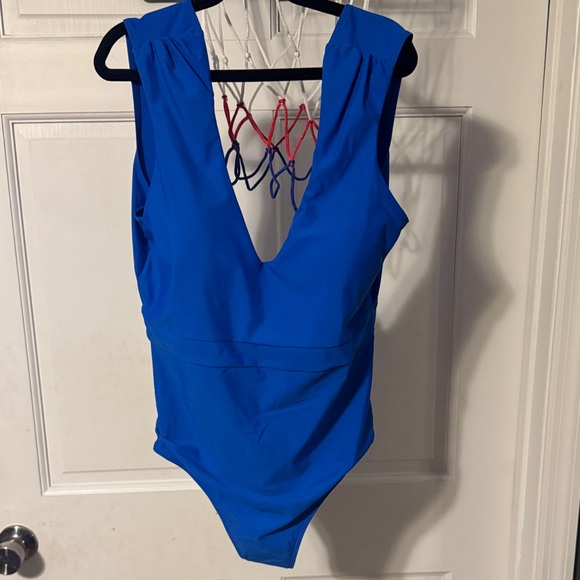 summersalt Other - Vibrant Blue Sleeveless Bodysuit